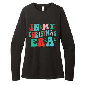 In My Christmas Era Cute Groovy Christmas Holiday Xmas  Womens CVC Long Sleeve Shirt