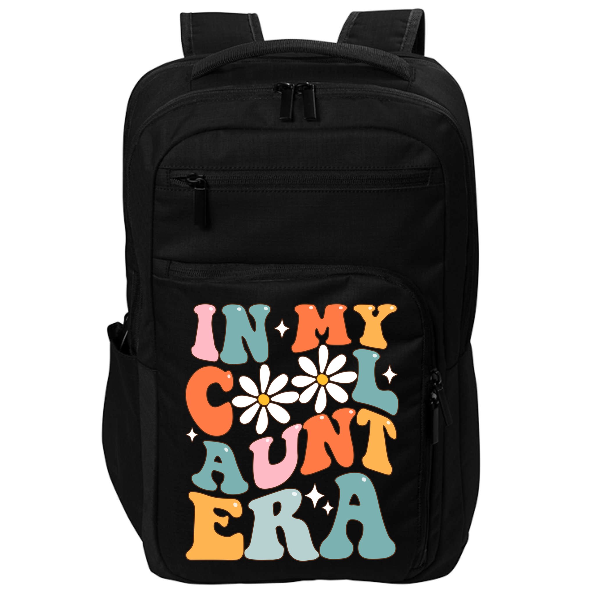 In My Cool Aunt Era Smile Mothers Day Cool Funny Gift For Auntie Gift Impact Tech Backpack