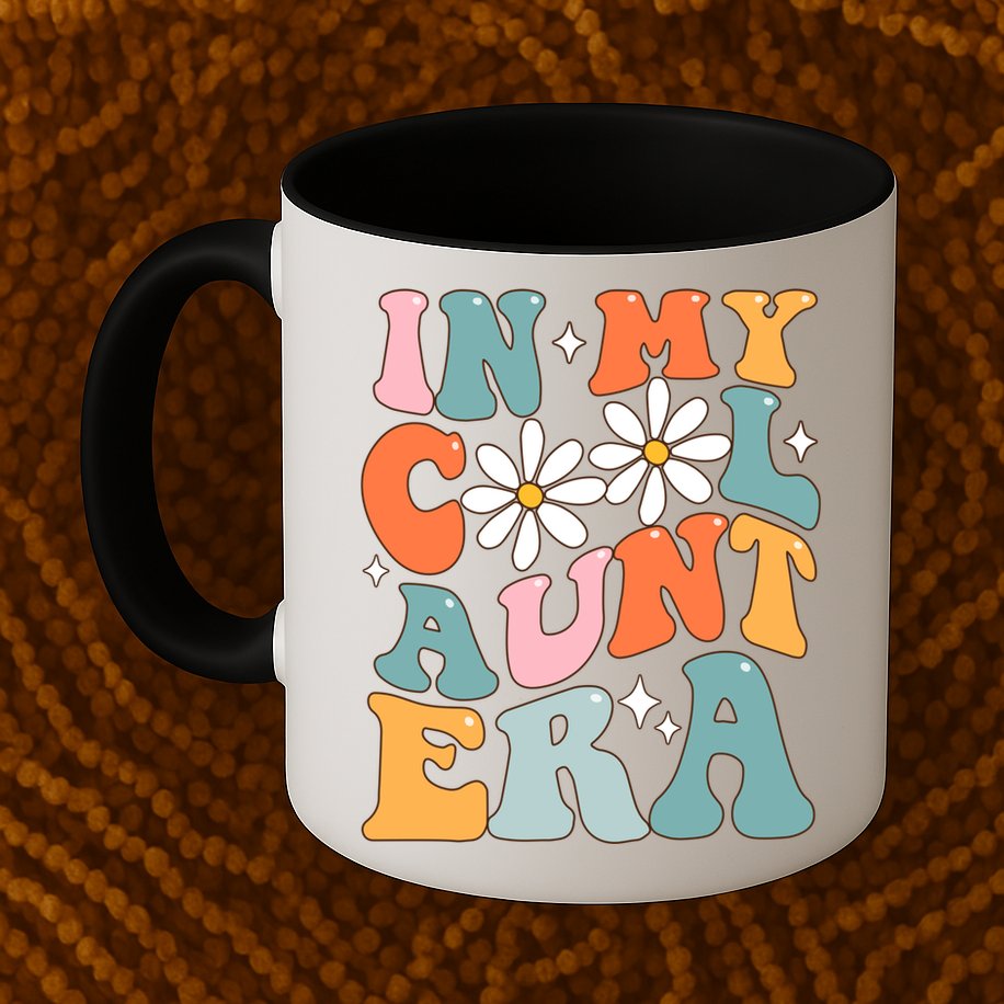 In My Cool Aunt Era Smile Mothers Day Cool Funny Gift For Auntie Gift Mug