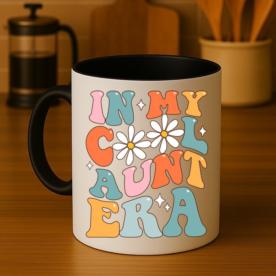 In My Cool Aunt Era Smile Mothers Day Cool Funny Gift For Auntie Gift Mug