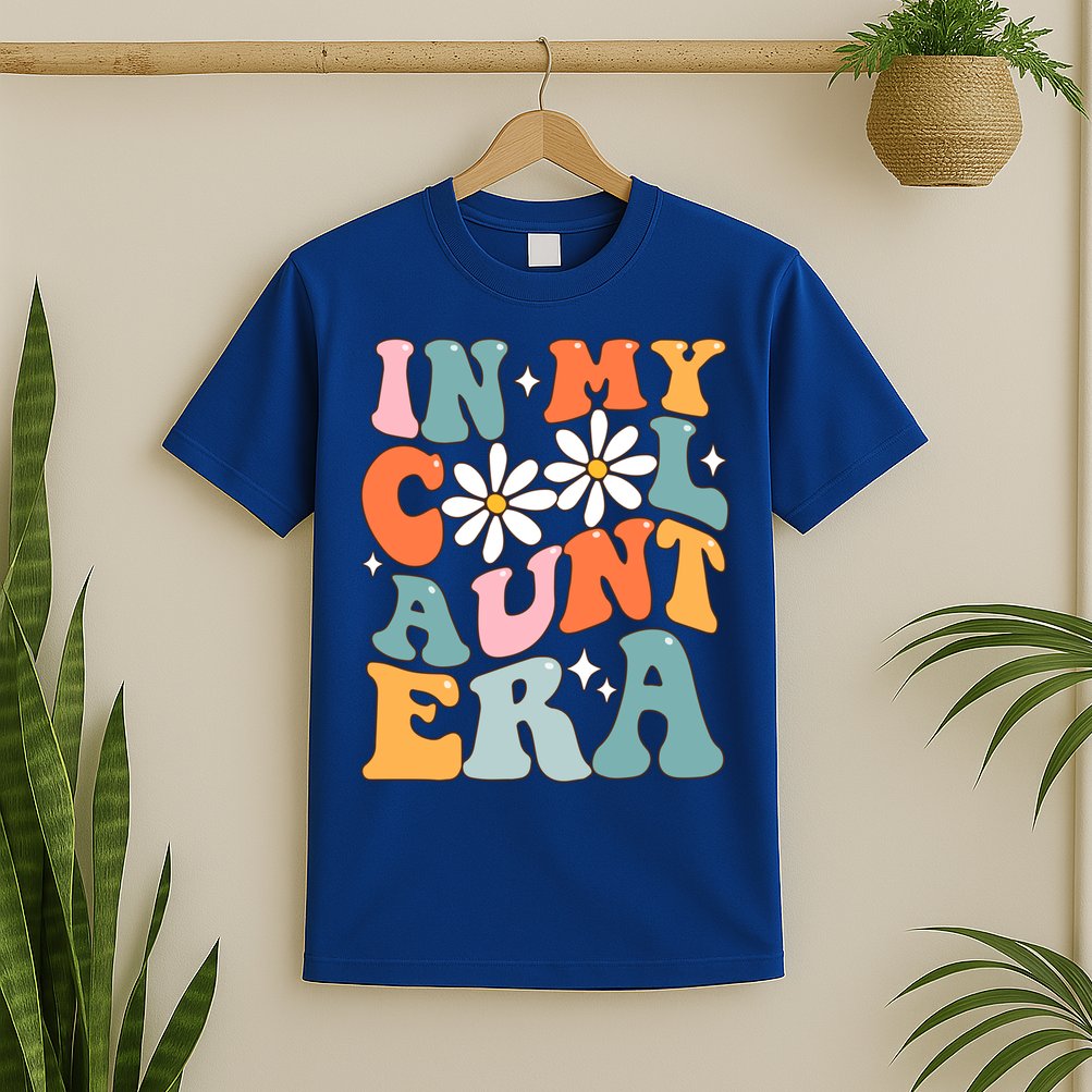 In My Cool Aunt Era Smile Mothers Day Cool Funny Gift For Auntie Gift T-Shirt