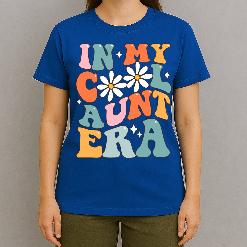 In My Cool Aunt Era Smile Mothers Day Cool Funny Gift For Auntie Gift T-Shirt