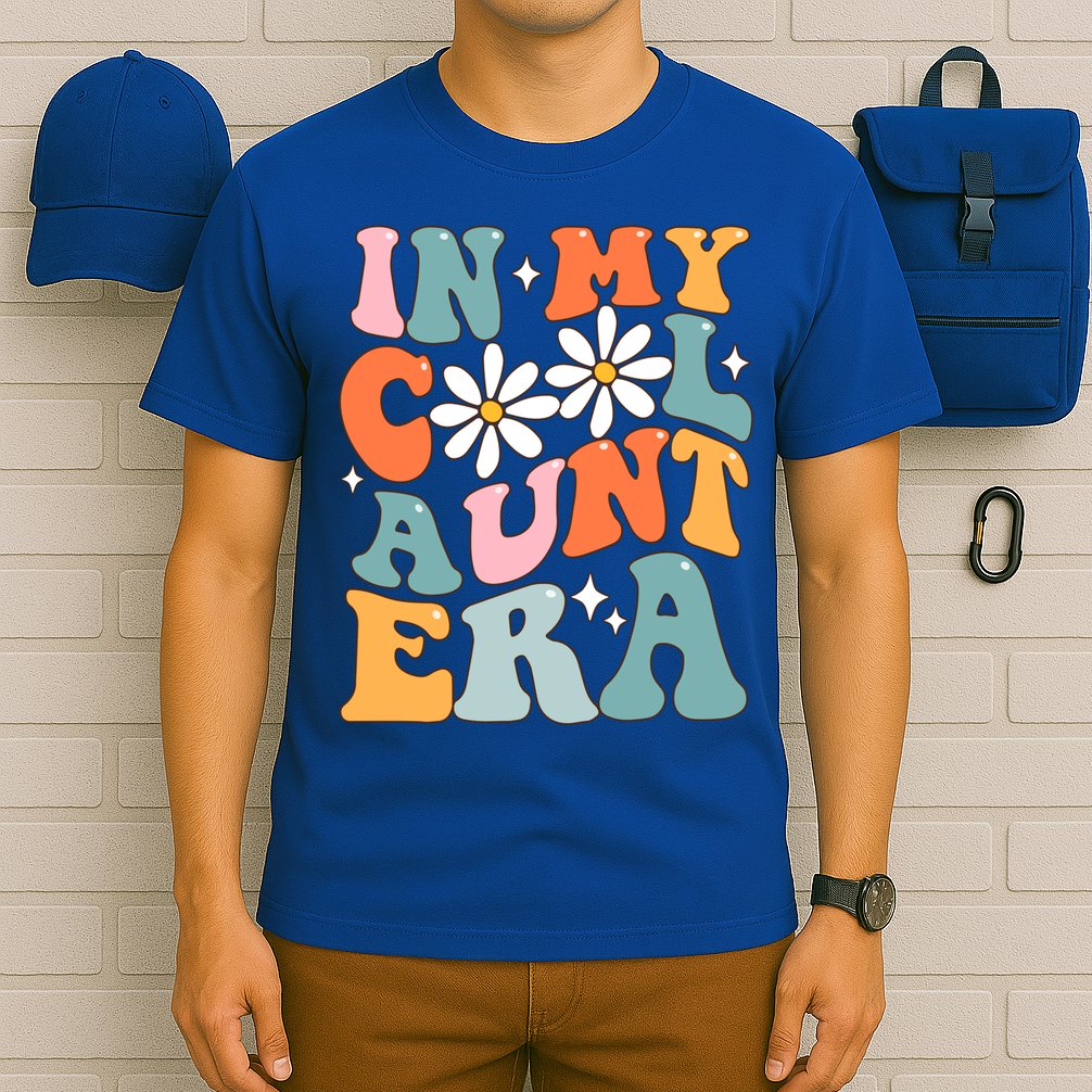 In My Cool Aunt Era Smile Mothers Day Cool Funny Gift For Auntie Gift T-Shirt