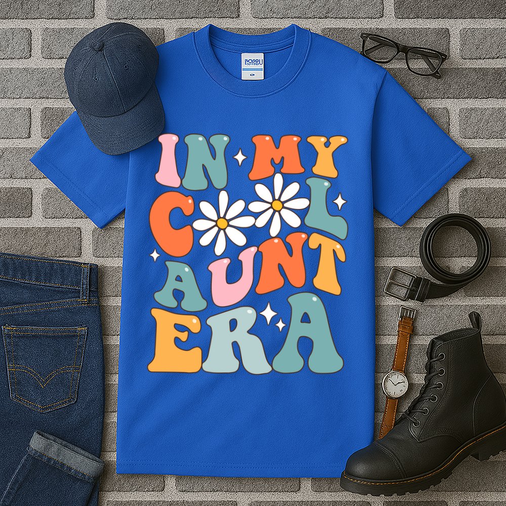 In My Cool Aunt Era Smile Mothers Day Cool Funny Gift For Auntie Gift Tall T-Shirt