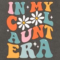 In My Cool Aunt Era Smile Mothers Day Cool Funny Gift For Auntie Gift Cotton Canvas Backpack