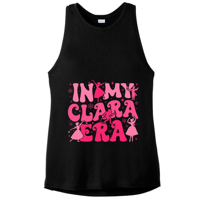 In My Clara Era Nutcracker Ballet Sugar Plum Fairy Groovy  Ladies PosiCharge Tri-Blend Wicking Tank