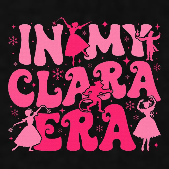 In My Clara Era Nutcracker Ballet Sugar Plum Fairy Groovy  Ladies PosiCharge Tri-Blend Wicking Tank