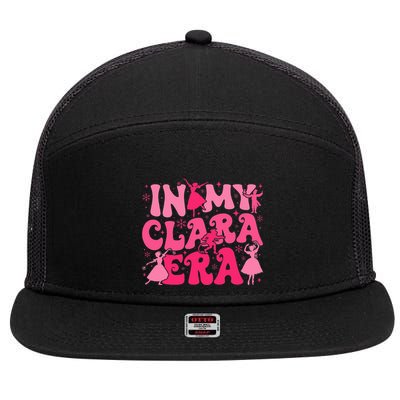In My Clara Era Nutcracker Ballet Sugar Plum Fairy Groovy  7 Panel Mesh Trucker Snapback Hat