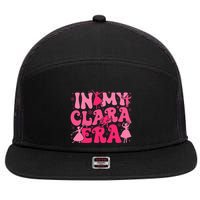 In My Clara Era Nutcracker Ballet Sugar Plum Fairy Groovy  7 Panel Mesh Trucker Snapback Hat