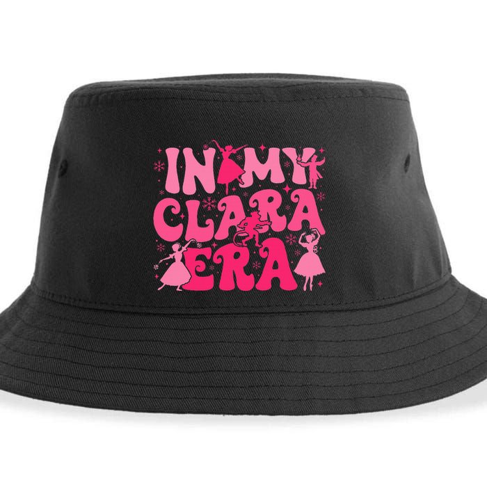 In My Clara Era Nutcracker Ballet Sugar Plum Fairy Groovy  Sustainable Bucket Hat