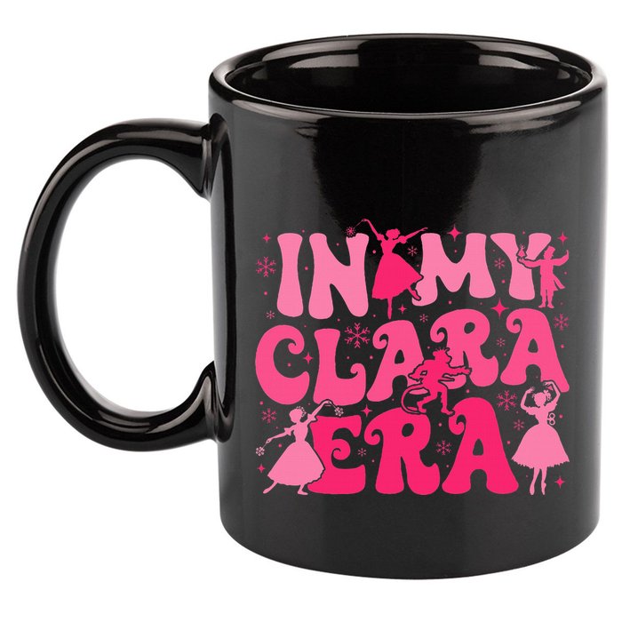 In My Clara Era Nutcracker Ballet Sugar Plum Fairy Groovy  11oz C Handle Ceramic Mug