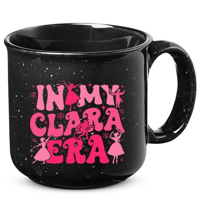 In My Clara Era Nutcracker Ballet Sugar Plum Fairy Groovy  15oz Campfire Ceramic Mug
