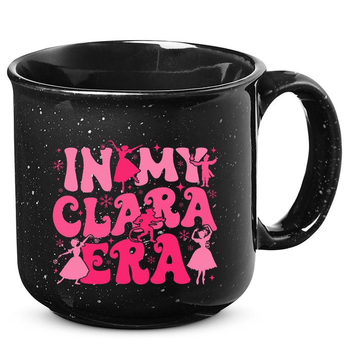 In My Clara Era Nutcracker Ballet Sugar Plum Fairy Groovy  15oz Campfire Ceramic Mug