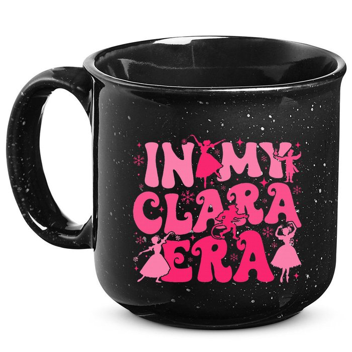 In My Clara Era Nutcracker Ballet Sugar Plum Fairy Groovy  15oz Campfire Ceramic Mug