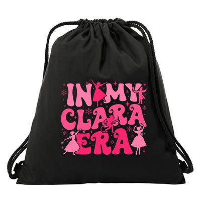 In My Clara Era Nutcracker Ballet Sugar Plum Fairy Groovy  Drawstring Bag