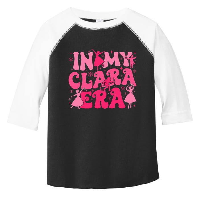 In My Clara Era Nutcracker Ballet Sugar Plum Fairy Groovy  Toddler Fine Jersey T-Shirt
