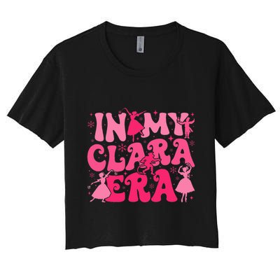 In My Clara Era Nutcracker Ballet Sugar Plum Fairy Groovy  Crop Top