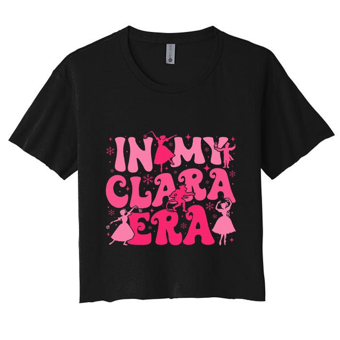 In My Clara Era Nutcracker Ballet Sugar Plum Fairy Groovy  Crop Top