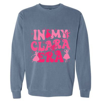 In My Clara Era Nutcracker Ballet Sugar Plum Fairy Groovy  Garment-Dyed Sweatshirt