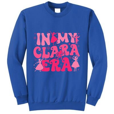 In My Clara Era Nutcracker Ballet Sugar Plum Fairy Groovy  Sweatshirt