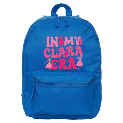 In My Clara Era Nutcracker Ballet Sugar Plum Fairy Groovy  16 in Basic Backpack