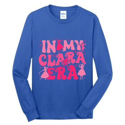 In My Clara Era Nutcracker Ballet Sugar Plum Fairy Groovy  Tall Long Sleeve T-Shirt