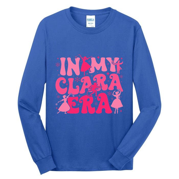 In My Clara Era Nutcracker Ballet Sugar Plum Fairy Groovy  Tall Long Sleeve T-Shirt