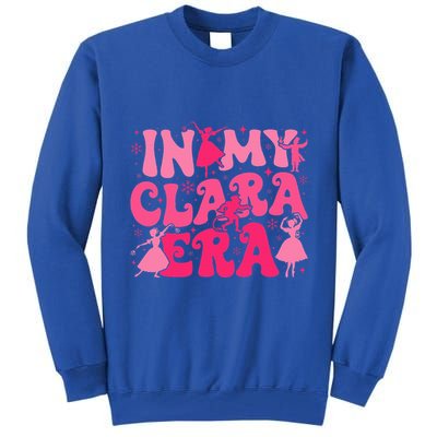 In My Clara Era Nutcracker Ballet Sugar Plum Fairy Groovy  Tall Sweatshirt