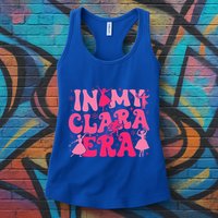 In My Clara Era Nutcracker Ballet Sugar Plum Fairy Groovy  Womens Tank Top