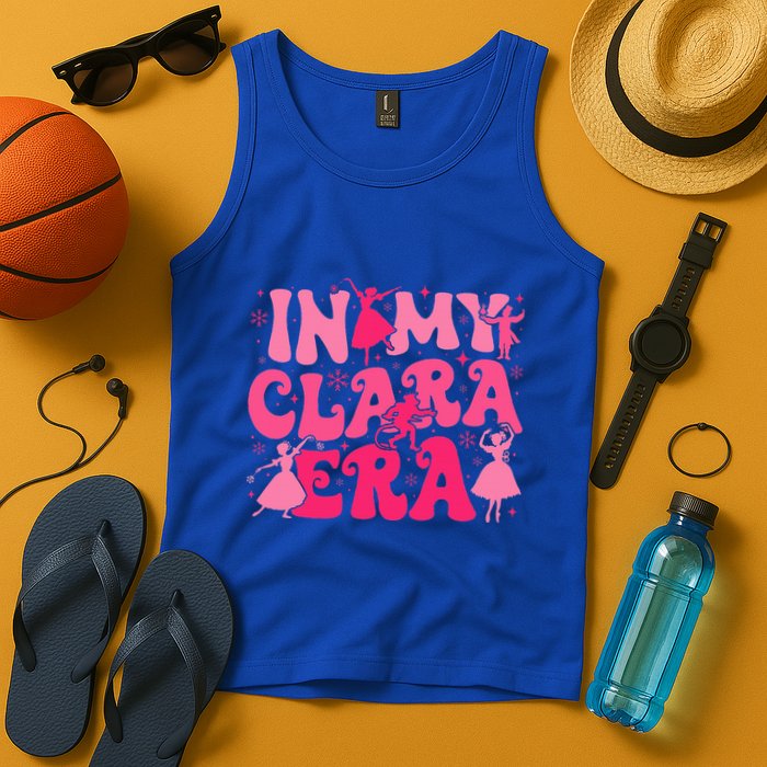 In My Clara Era Nutcracker Ballet Sugar Plum Fairy Groovy  Tank Top