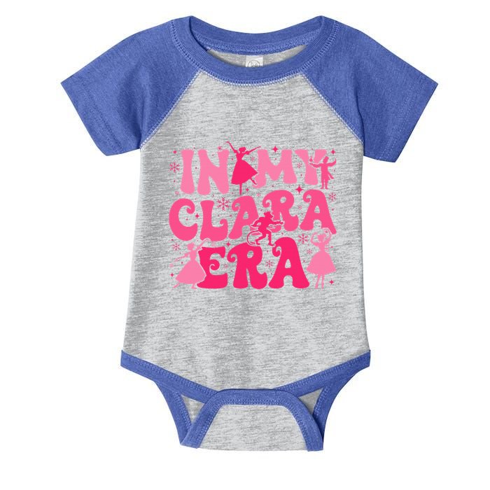 In My Clara Era Nutcracker Ballet Sugar Plum Fairy Groovy  Infant Baby Jersey Bodysuit