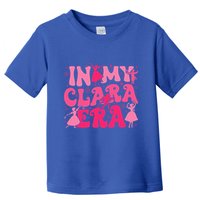 In My Clara Era Nutcracker Ballet Sugar Plum Fairy Groovy  Toddler T-Shirt