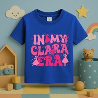 In My Clara Era Nutcracker Ballet Sugar Plum Fairy Groovy  Toddler T-Shirt