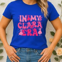 In My Clara Era Nutcracker Ballet Sugar Plum Fairy Groovy  Womens T-Shirt