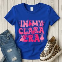 In My Clara Era Nutcracker Ballet Sugar Plum Fairy Groovy  Womens T-Shirt