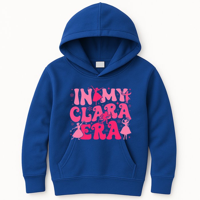 In My Clara Era Nutcracker Ballet Sugar Plum Fairy Groovy  Kids Hoodie