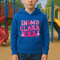 In My Clara Era Nutcracker Ballet Sugar Plum Fairy Groovy  Kids Hoodie