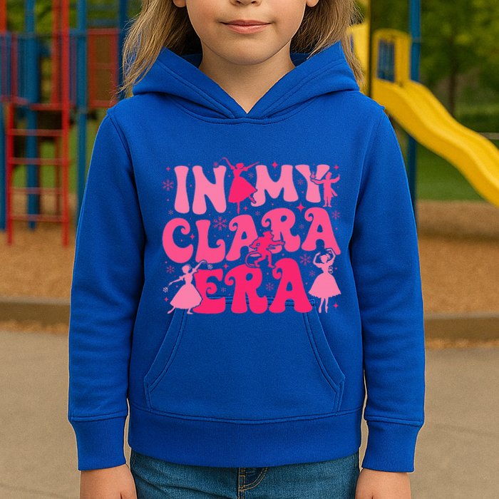 In My Clara Era Nutcracker Ballet Sugar Plum Fairy Groovy  Kids Hoodie