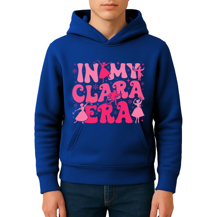 In My Clara Era Nutcracker Ballet Sugar Plum Fairy Groovy  Kids Hoodie