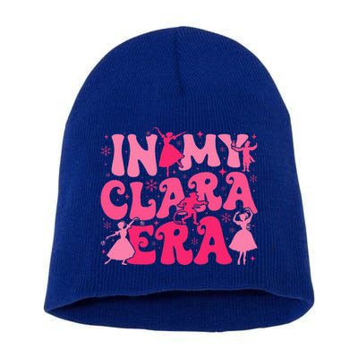 In My Clara Era Nutcracker Ballet Sugar Plum Fairy Groovy  Short Acrylic Beanie