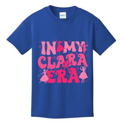 In My Clara Era Nutcracker Ballet Sugar Plum Fairy Groovy  Kids T-Shirt