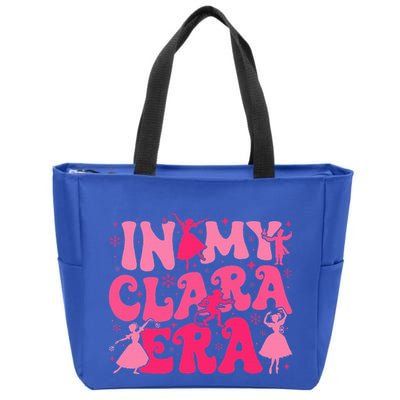 In My Clara Era Nutcracker Ballet Sugar Plum Fairy Groovy  Zip Tote Bag