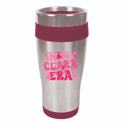 In My Clara Era Nutcracker Ballet Sugar Plum Fairy Groovy  16oz Travel Tumbler