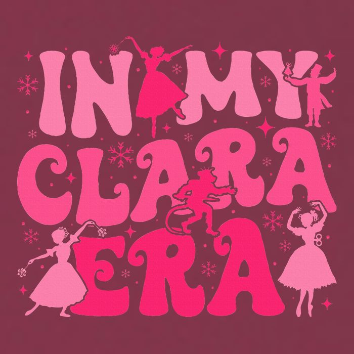In My Clara Era Nutcracker Ballet Sugar Plum Fairy Groovy  16oz Travel Tumbler