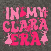 In My Clara Era Nutcracker Ballet Sugar Plum Fairy Groovy  Cotton Canvas Backpack