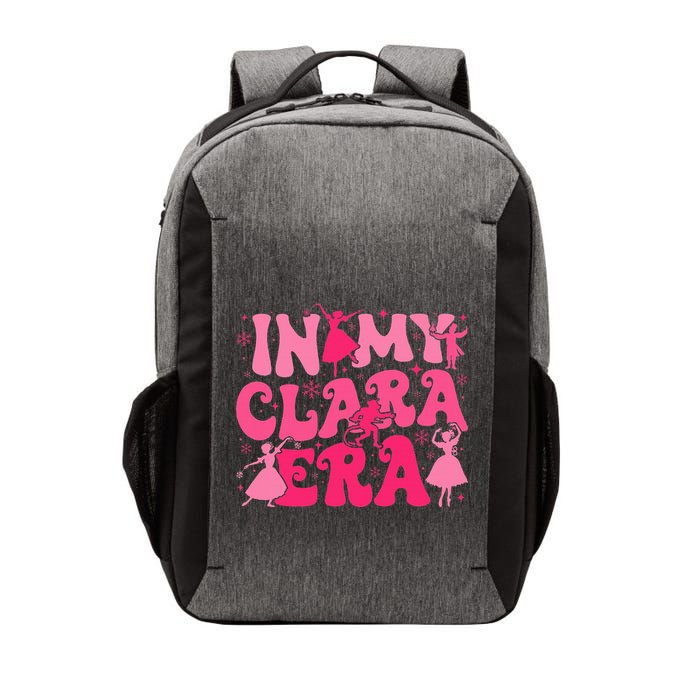 In My Clara Era Nutcracker Ballet Sugar Plum Fairy Groovy  Vector Backpack