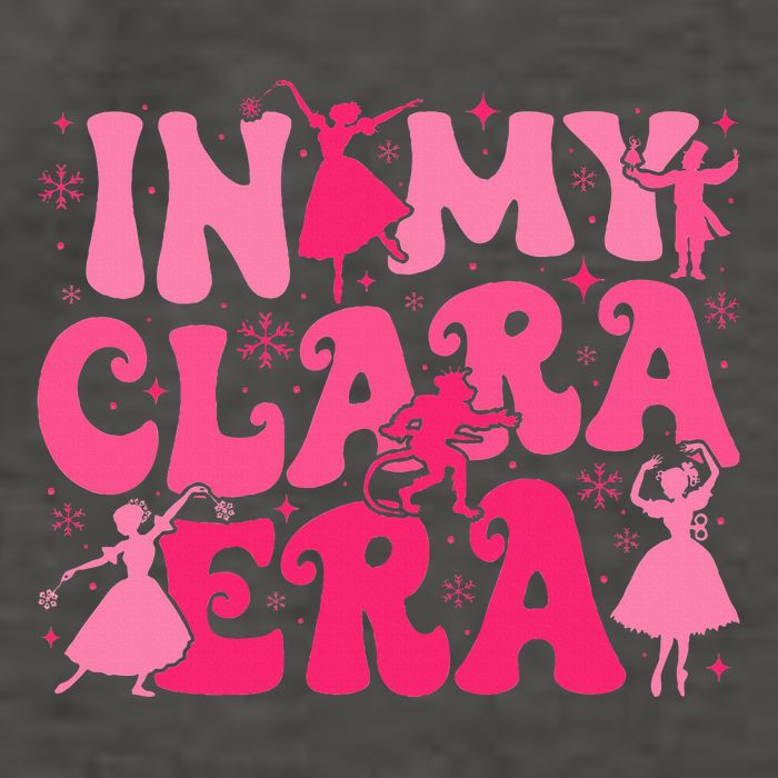 In My Clara Era Nutcracker Ballet Sugar Plum Fairy Groovy  Vector Backpack