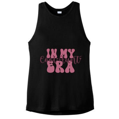 In My Cool Aunt Era Groovy Retro Aunties Gift Ladies PosiCharge Tri-Blend Wicking Tank