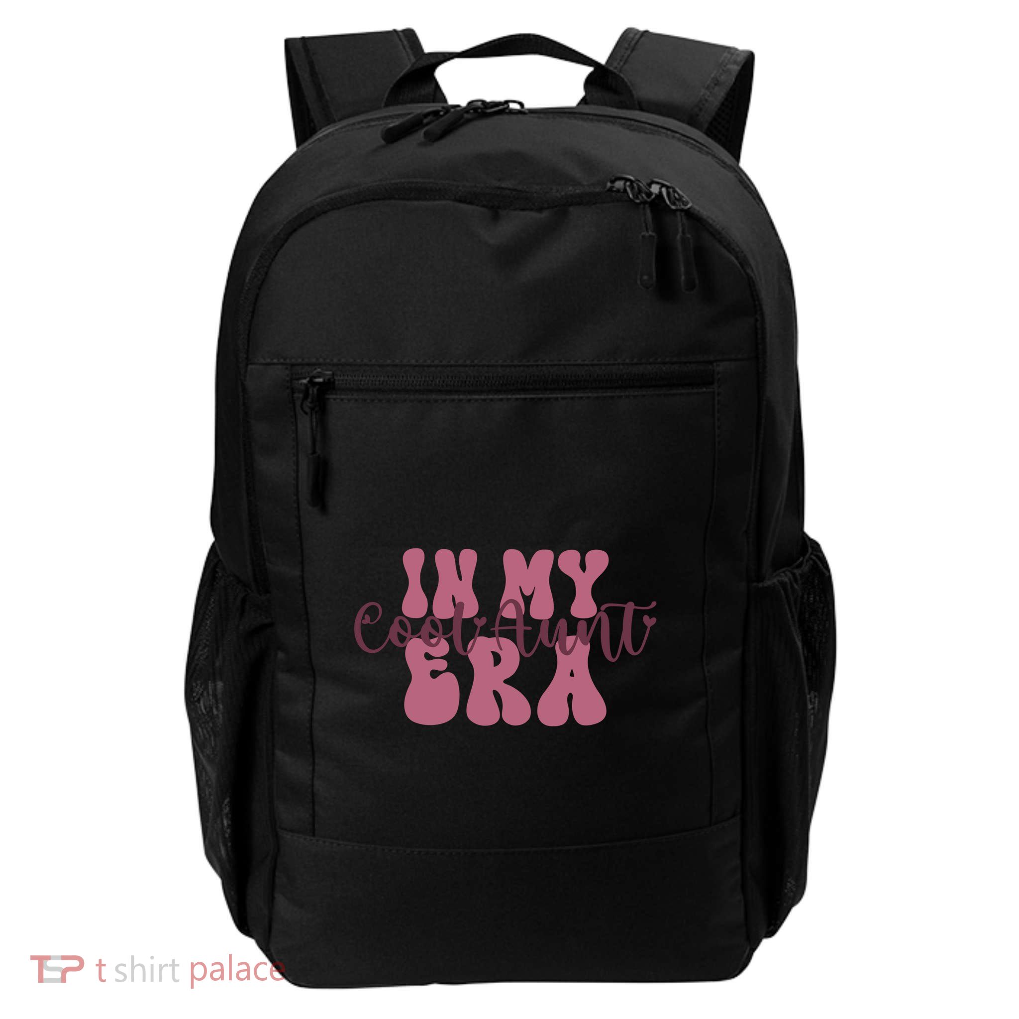 In My Cool Aunt Era Groovy Retro Aunties Gift Backpack