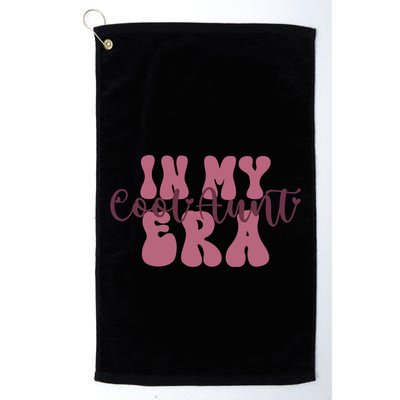 In My Cool Aunt Era Groovy Retro Aunties Gift Golf Towel